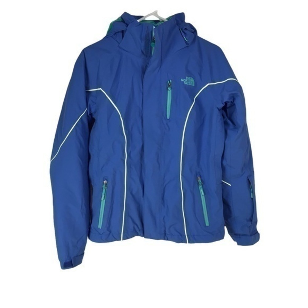 Women's The North Face Sofiana Glacier Blue Green Triclimate 3 In 1 Jacket SZ XS